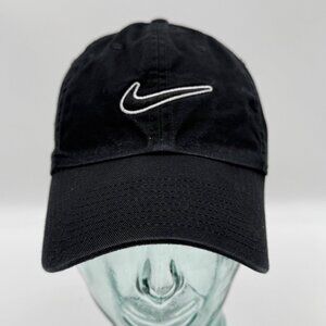 Nike Heritage86 Strapback Adjustable Hat Cap Swoosh Men Women Black One Size